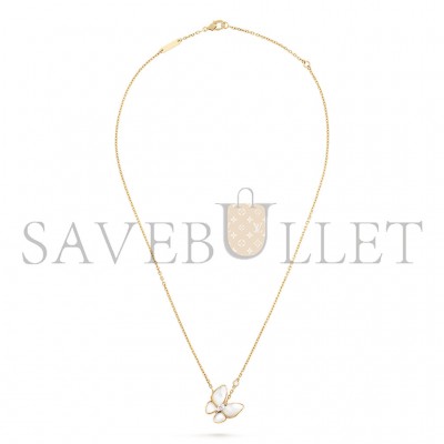 VAN CLEEF ARPELS TWO BUTTERFLY PENDANT VCARO8FB00